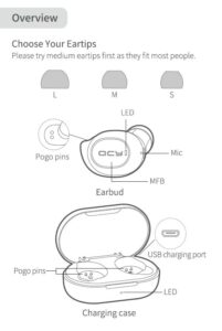 QCY T9 Manual English QCY T9 Earbuds Manual Instructions QCY T9 Reset ...